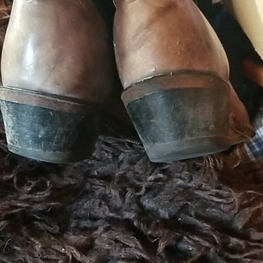 Texas 7920 Cowboy Boot  size 10 Leather Vintage - Picture 6 of 8